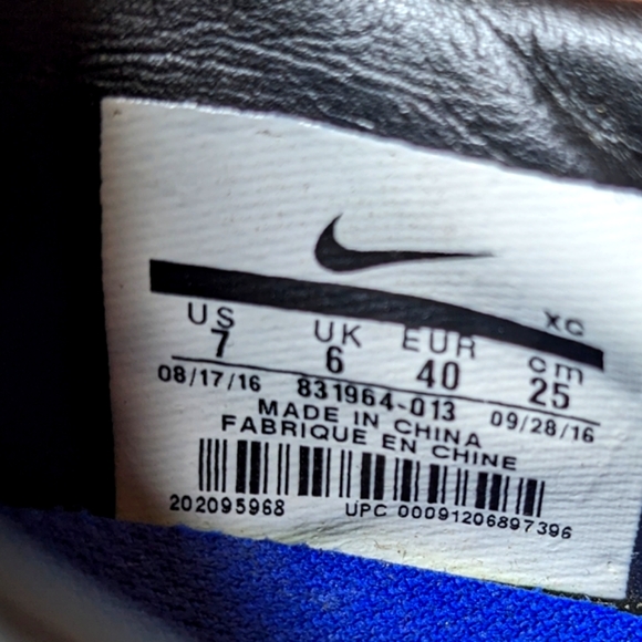 Nike Mercurial Victory VI FG 831964-013 Soccer Cleats Men's Size 7 - Picture 6 of 6